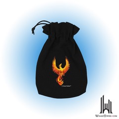 Anne Stokes Dice Pouch Phoenix